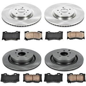 brake disc rotor 23oerep58 Sure Stop Brake Disc and Pad Kits 4-Wheel Set Front��Lear for M37 M56 23OEREP58 Sure Stop Brake Disc and Pad Kits 4-Wheel Set Front & Rear for M37 M56�y���s�A���i�z