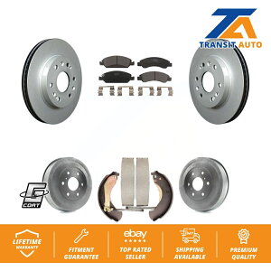 brake disc rotor V{[Vo[h1500p̃tgAR[eBOu[L[^[Z~bNpbhhLbg Front Rear Coated Brake Rotors Ceramic Pad Drum Kit For Chevrolet Silverado 1500