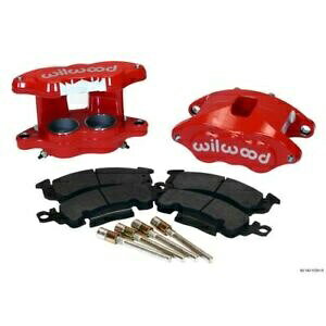 brake disc rotor Wilwood 140-11291-R D52tgLp[Lbg - ԂpE_[R[gLp[B GM NEW̏ꍇ Wilwood 140-11291-R D52 Front Caliper Kit - Red Powder Coat Caliper; For GM NEW