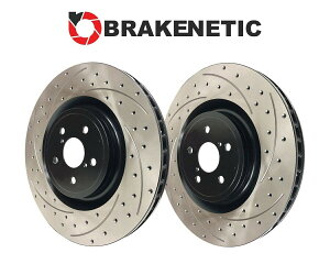 brake disc rotor [tg] Brakenetic Premium DrilledXbgtu[LfBXN[^[GSF GS F RCF RC F [FRONT] BRAKENETIC PREMIUM Drilled Slotted Brake Disc Rotors GSF GS F RCF RC F