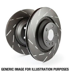 brake disc rotor 07-09��EBC�����Z�f�X�x���cGL320 3.0 TD�i330mm�t�����g���[�^�[�jUSR�X���b�g�t�����g EBC for 07-09 Mercedes-Benz GL320 3.0 TD (330mm Front Rotors) USR Slotted Front�y���s�A���i�z