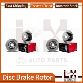 brake disc rotor 2012-2014 Ford Edgeに設定されたフロント＆リアブレンボコーティングOEブレーキローターセット Front & Rear Brembo Coated OE Brake Rotors Set For 2012-2014 Ford Edge