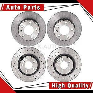 brake disc rotor tHNX[Qr[gp̃fBXNu[L[^[̃u{tgA4 Brembo Front Rear 4 Of Disc Brake Rotors For Volkswagen Beetle