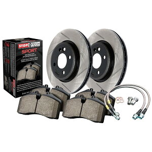 brake disc rotor STOPTECH 977.33000RX|[cfBXNu[LLbgt[^[t[^[t StopTech 977.33000R Sport Disc Brake Kit w/Slotted Rotors