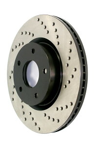 brake disc rotor STOPTECH 128.34144RX|[cNXhhfBXNu[L[^[ StopTech 128.34144R Sport Cross-Drilled Disc Brake Rotor