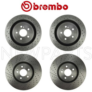 brake disc rotor MB C117 X156tgуAfBXNu[L[^[R[eBOhhPVTLbgu{p For MB C117 X156 Front and Rear Disc Brake Rotors Coated Drilled PVT Kit Brembo