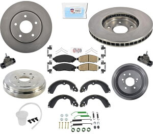 brake disc rotor tgu[L[^[ƃZ~bNpbhn[hEFAhV[Yp13-19 NV200 Front Brake Rotors & Ceramic Pads Hardware Drums Shoes for Nissan 13-19 NV200