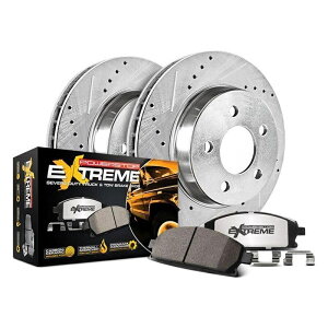 brake disc rotor �t�H�[�hF-350�X�[�p�[�f���[�e�B05-10�u���[�L�L�b�g�p���[�X�g�b�v1�N���b�N�G�N�X�g���[��Z36�g���b�N�� For Ford F-350 Super Duty 05-10 Brake Kit Power Stop 1-Click Extreme Z36 Truck &�y���s�A��