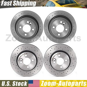 brake disc rotor u{tgAhXbgXbgu[L[^[tBbg2007-2015~jN[p[ Brembo Front Rear Drilled Slotted Brake Rotors Fits 2007-2015 Mini Cooper
