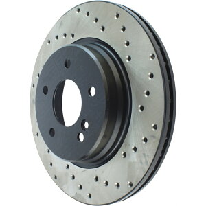 brake disc rotor AEfBS4 2012 13 14 15 2016hu[L[^[̏ȑ̒~ebN StopTech For Audi S4 2012 13 14 15 2016 Drilled Brake Rotor Front Passenger Side