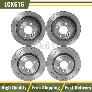 brake disc rotor 2002N2007Ñ~jN[p[̂߂4̃u{u[L[^[tgALbgZbg Brembo Brake Rotors Front Rear Kit Set of 4 For 2002-2007 Mini Cooper