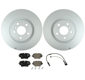 brake disc rotor �{���̃t�����g�u���[�L�L�b�g�f�B�X�N�x���g���[�^�[�p�b�hBMW F48 X1 16-17�p�Z���T�[�𒅗p Genuine Front Brake Kit Disc Vented Rotors Pads Wear Sensor For BMW F48 X1 16-17�y���s�A���i�z