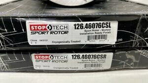 brake disc rotor Tech Cryo 126.46076CSL / R�y�A���~ - �݌� - eBay�ōő��̔z��!!! STOP TECH CRYO 126.46076CSL / R PAIR -- IN STOCK -- FASTEST SHIPPING ON EBAY!!!�y���s�A���i�z