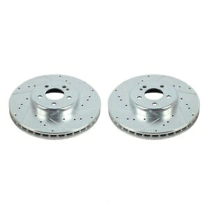 brake disc rotor 16-20̃p[XgbvZfXxcGLC300tgG{[VhXbgg Power Stop for 16-20 Mercedes-Benz GLC300 Front Evolution Drilled & Slotted Roto