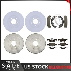 brake disc rotor tBbg2007tH[hGXP[vR[eBOu[L[^[ƃZ~bNu[Lpbhu[LhV[Y Fits 2007 Ford Escape Coated Brake Rotors & Ceramic Brake Pads Brake Drums Shoes