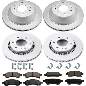 brake disc rotor u[LfBXNƃpbhLbg4փZbgV{[V{[gCuCU[Gh Brake Disc and Pad Kits 4-Wheel Set New for Chevy Chevrolet Trailblazer Envoy
