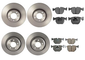 brake disc rotor Akebono FrontLear Brake Kit Euro Pad 324mmfBXN[^[BMW E38 740I 740IL Akebono Front & Rear Brake Kit Euro Pad 324mm Disc Rotors For BMW E38 740i 740iL