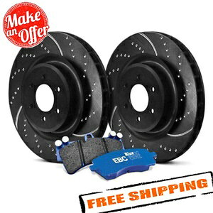 brake disc rotor EBCXe[W6gbNfCڂ݂ƃXbgttgu[LLbg05-17XoCvbT EBC Stage 6 Track Day Dimpled & Slotted Front Brake Kit for 05-17 Subaru Impreza