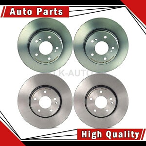 brake disc rotor ZfXxcE300 SLK320p̃fBXNu[L[^[̃u{tgA4 Brembo Front Rear 4 Of Disc Brake Rotors For Mercedes-Benz E300 SLK320