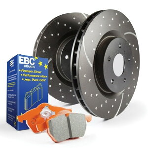 brake disc rotor EBC�u���[�LS8KR1139-���A�X�e�[�W8�I�����W�X�g�t�p�b�h��GD���[�^�[ EBC Brakes S8KR1139 - Rear Stage 8 Orangestuff Pads And GD Rotors�y���s�A���i�z