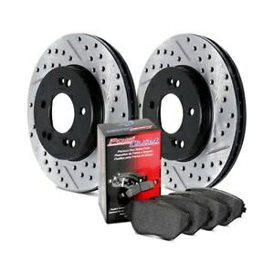 brake disc rotor Lexus IS250 13-15 STOPTECH STREET DRILLILD��SLOTTED 1�s�[�X�t�����g�u���[�L�L�b�g For Lexus IS250 13-15 StopTech Street Drilled & Slotted 1-Piece Front Brake Kit�y���s�A���i�z