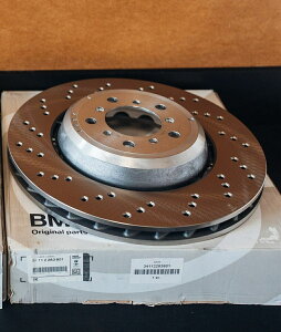 brake disc rotor M3 E92 E90 + M1 E82�ɍ��ɍ��Ɋ��C���ꂽ�I���W�i��BMW�u���[�L�f�B�X�N���C�t�����g Original BMW Brake disc ventilated FRONT left for M3 E92 E93 E90 + M1 E82�y���s�A���i�z