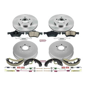 brake disc rotor パワーストップkoe15256dk Power Stop KOE15256DK 1-Click Daily Driver Pad/Rotor/Drum & Shoe Kits for ESCAPE