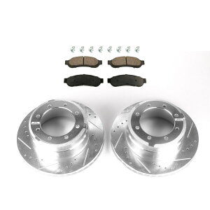 brake disc rotor F350�g���b�NFord F-350 Super Duty 2005-2010�p�u���[�L�f�B�X�N�ƃp�b�h�L�b�g Brake Disc and Pad Kit New for F350 Truck Ford F-350 Super Duty 2005-2010�y���s�A���i�z