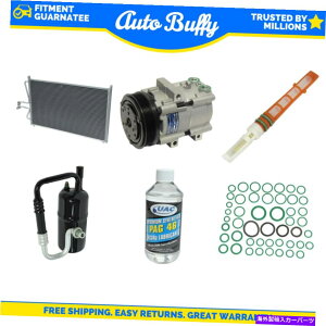 clutch kit A/C�R���f���T�[�A�z�[�X�A�R���v���b�T�[�A�V�[���A�I���t�`���[�u���I�C���L�b�g�t�B�b�g�t�H�[�h�G�X�P�[�v A/C Condenser, Hose, Compressor, Seal, Orif Tube & Oils Kit Fit Ford Escape�y���s�A��