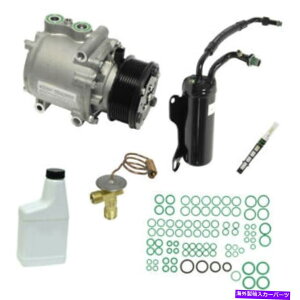 clutch kit 08-09tH[hE-350X[p[f[eB6.0LAACp̐VA/CRvbT[Lbg New A/C Compressor Kit for 08-09 Ford E-350 Super Duty 6.0L Diesel WITH REAR AC