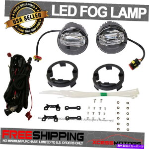 CO GAp[c tH[htgLEDtHOvtHOCgyAlh rh clear lens w/ wire harness Fits Ford Front LED Fog Lamp Foglight Pair LH RH Clear Lens w/ Wire Harness