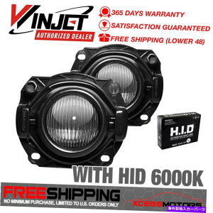 �C�O�� �G�A���p�[�c Winjet 04-06 BMW E83 X3�V���[�Y�t�H�O���C�g�����v�i�N���A�j +�L�Z�m��HID 6000K Fits Winjet 04-06 BMW E83 X3 Series Fog Lights Lamp (Clear) + Xenon HID 6000K�y���s�A���i�z