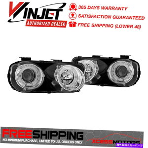 CO GAp[c WinjettBbg94-97 Acura IntegravWFN^[wbhCgvNiNAjyA Winjet Fits 94-97 Acura Integra Projector Head Light Lamp Chrome (Clear) Pair