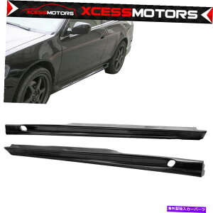 CO GAp[c tBbg98-02z_AR[h2DRN[yTChXJ[gbJ[plGNXeVPU Fits 98-02 Honda Accord 2Dr Coupe Side Skirt Rocker Panel Extensions PU