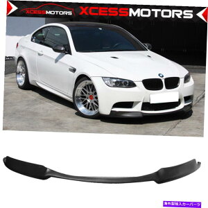 �C�O�� �G�A���p�[�c �K��08-13 BMW E92 E90 M3 V�X�^�C�����h���t�����g�o���p�[���b�v�X�|�C���[�X�v���b�^�[PU Fits 08-13 BMW E92 E90 M3 V Style Unpainted Front Bumper Lip Spoiler Splitter PU