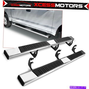 CO GAp[c tBbg15-22tH[hF150 F250-F550gLu6 "jO{[hTChXebvnerfo[ Fits 15-22 Ford F150 F250-F550 Extended Cab 6" Running Board Side Step Nerf Bar