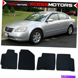CO GAp[c 02-06̓YAeB}OEt@Ng[tBbggtA}bgJ[ybgtgAiC For 02-06 Nissan Altima OE Factory Fitment Floor Mats Carpet Front & Rear Nylon