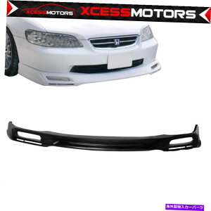 �C�O�� �G�A���p�[�c �t�B�b�g98-02�z���_�A�R�[�h�Z�_���^�C�v-J�t�����g�o���p�[���b�v�X�v���b�^�[���h��PU Fits 98-02 Honda Accord Sedan TYPE-J Front Bumper Lip Splitter Unpainted PU