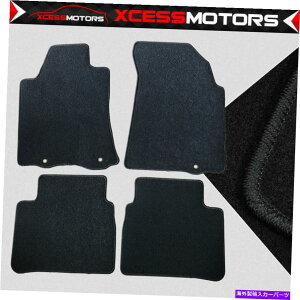 CO GAp[c tBbg13-16YAeB}ubNiCtA}bgJ[ybgNbVAƃtg Fits 13-16 Nissan Altima Black Nylon Floor Mats Carpets Cushion Rear & Front