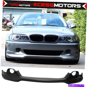 CO GAp[c K04-06 BMW E46 3V[YLCI ACX^Ctgop[bvX|C[Xvb^[PU Fits 04-06 BMW E46 3-Series LCI AC Style Front Bumper Lip Spoiler Splitters PU