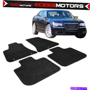 CO GAp[c tBbg11-17 AWDNCX[300 OEt@Ng[X^CiCtA}bgJ[ybgubN4PC Fits 11-17 Awd Chrysler 300 OE Factory Style Nylon Floor Mats Carpets Black 4PC