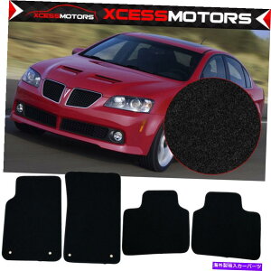CO GAp[c tBbg08-09|eBAbNG8ubNiCtgAtA}bgJ[ybg4PCSZbg Fits 08-09 Pontiac G8 Black Nylon Front & Rear Floor Mats Carpets 4PCS Set