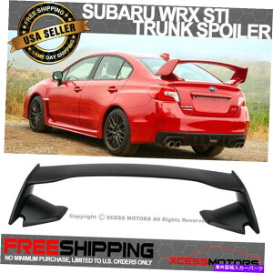 CO GAp[c tBbg12-16XoCvU15-21 WRX STIX^CgNX|C[hubNAu Fit 12-16 Subaru Impreza & 15-21 WRX STI Style Trunk Spoiler Unpainted Black ABS