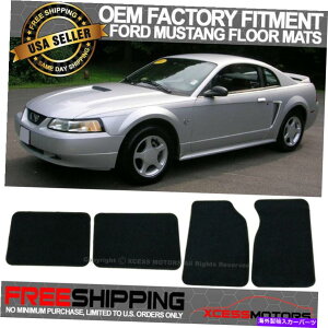 CO GAp[c tBbg99-04}X^OOEt@Ng[tBbggtA}bgJ[ybgtgAiCubN Fit 99-04 Mustang OE Factory Fitment Floor Mats Carpet Front & Rear Nylon B