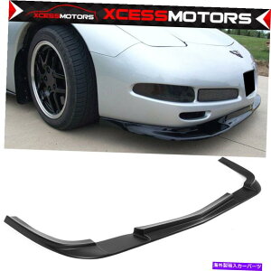 �C�O�� �G�A���p�[�c �t�B�b�g97-04�V�{���[�R���x�b�gC5 ZR1�X�^�C���t�����g�o���p�[���b�v���h��PU Fits 97-04 Chevrolet Corvette C5 ZR1 Style Front Bumper Lip Unpainted PU