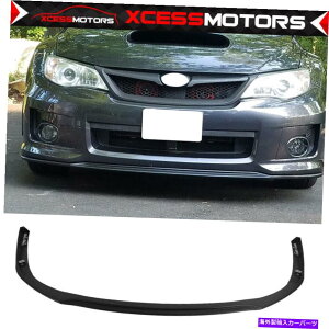 CO GAp[c tBbg11-14XoCvbTwrx sti v limitedX^Ctgop[bvX|C[pu Fits 11-14 Subaru Impreza WRX STI V-Limited Style Front Bumper Lip Spoiler PU
