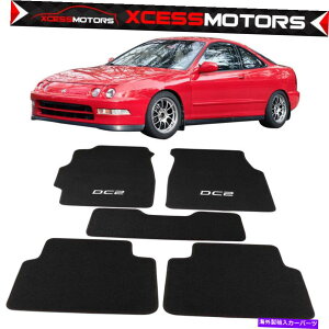 �C�O�� �G�A���p�[�c �t�B�b�g�J�X�^�����S94-01 ACURA INTEGRA DC OE FITMENT FLOOR MATS�J�[�y�b�g�i�C�����u���b�N Fits Custom Logo 94-01 Acura Integra DC OE Fitment Floor Mats Carpet Nylon Black�y���s�A���i�z