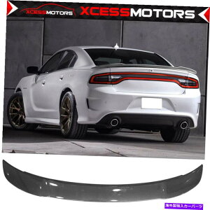 CO GAp[c tBbg15-22_bW[dSRTX^CJ[{t@Co[vgAgNX|C[ABS Fits 15-22 Dodge Charger SRT Style Carbon Fiber Print Rear Trunk Spoiler ABS