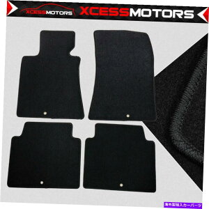 CO GAp[c tBbg09-14q_CWFlVXZ_ubNiCtA}bgJ[ybgZbg Fits 09-14 Hyundai Genesis Sedan Black Nylon Floor Mats Carpets Set