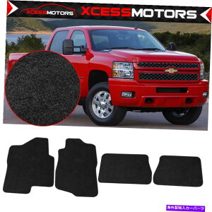 CO GAp[c tBbg07-13V{[Vo[hVG^z[RubNtA}bgCeAJ[ybg Fits 07-13 Chevy Silverado Sierra Tahoe Yukon Black Floor Mats Interior Carpets
